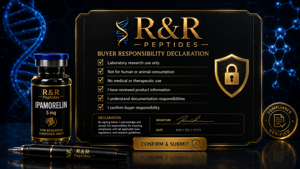 Research Use Only Policy buyer responsabilty