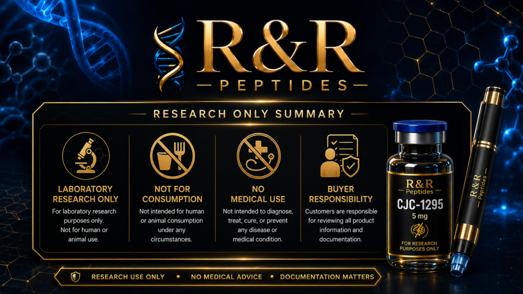 Research Use Only Policy research only summary